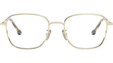 Youthful Energy Thin Yellow Rectangular Eyeglasses