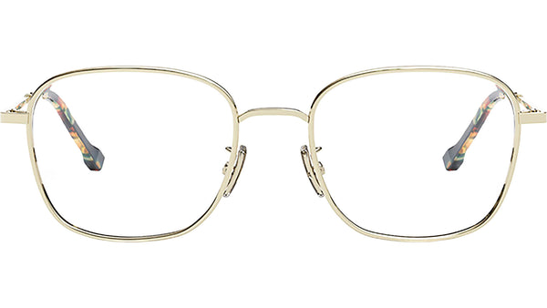 Youthful Energy Thin Yellow Rectangular Eyeglasses