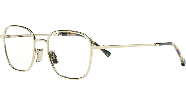 Youthful Energy Thin Yellow Rectangular Eyeglasses