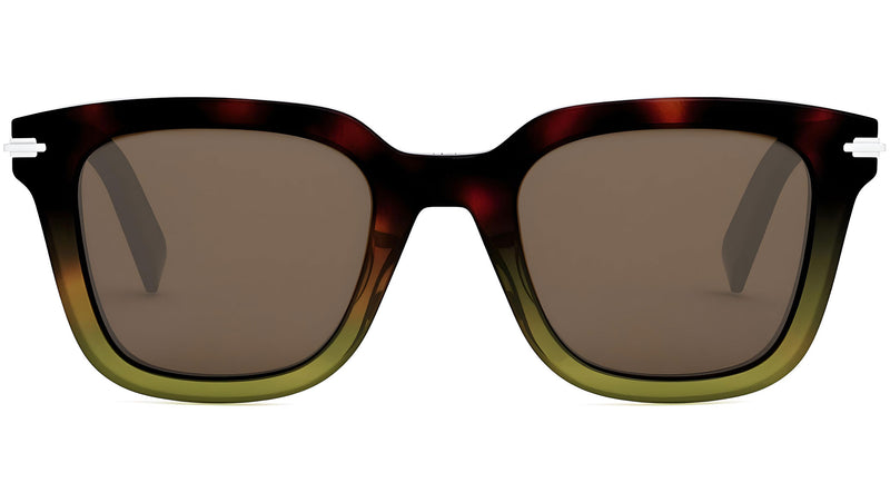 DiorBlackSuit 10I Havana Geometric Sunglasses