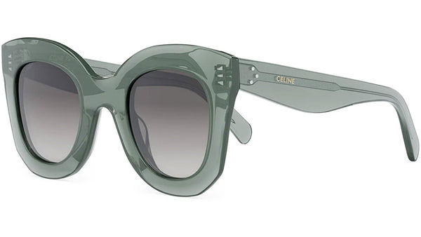 CELINE 3 Dots Green Butterfly Sunglasses