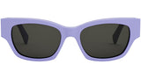 CELINE Monochroms Lilac Rectangular Sunglasses