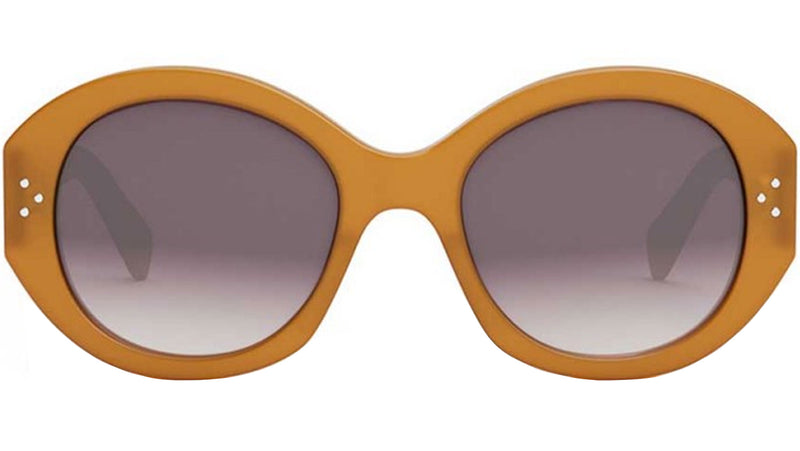 CELINE 3 Dots Brown Round Sunglasses