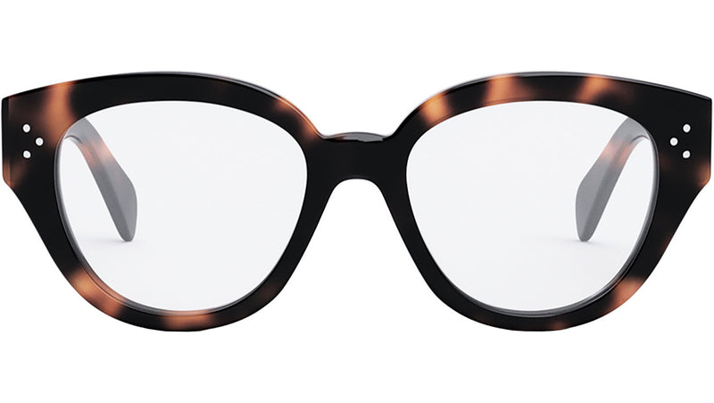 CELINE 3 Dots Havana Round Eyeglasses