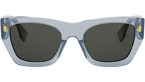 Fendi Roma Blue Rectangular Sunglasses