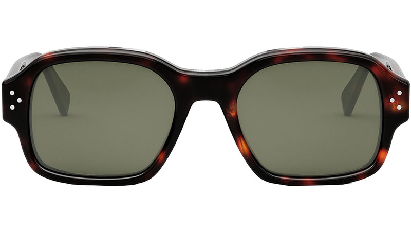 CELINE 3 Dots Dark Havana Geometric Sunglasses