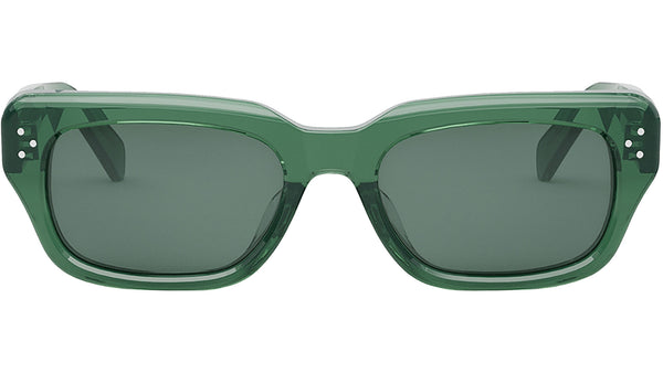 CELINE 3 Dots Green Rectangular Sunglasses