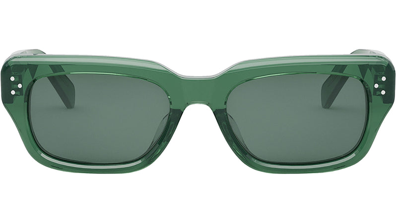 CELINE 3 Dots Green Rectangular Sunglasses