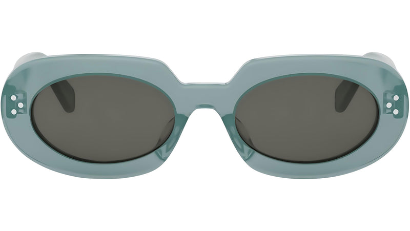 CELINE 3 Dots Lime Green Geometric Sunglasses