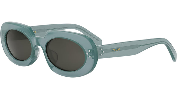CELINE 3 Dots Lime Green Geometric Sunglasses