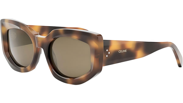 CELINE 3 Dots Dark Havana Butterfly Sunglasses