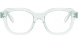 CELINE 3 Dots Green Geometric Eyeglasses