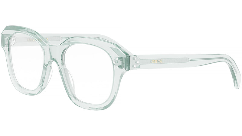 CELINE 3 Dots Green Geometric Eyeglasses
