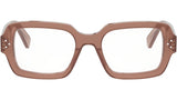 CELINE 3 Dots Sand Rectangular Eyeglasses