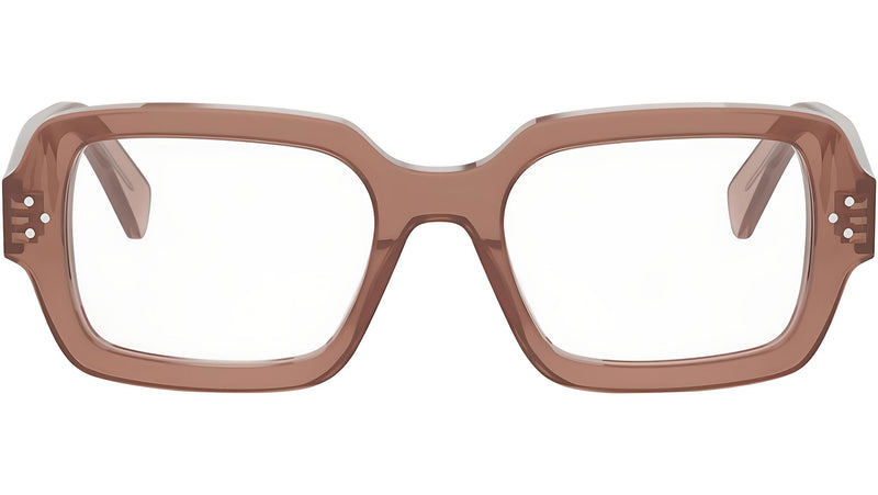 CELINE 3 Dots Sand Rectangular Eyeglasses