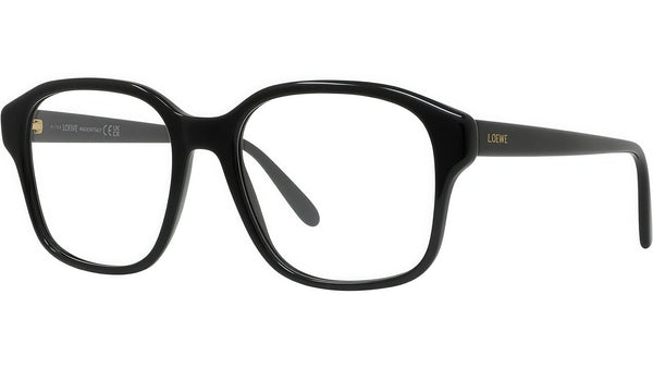 Slim Black Square Eyeglasses