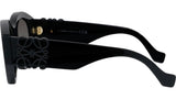 Anagram Black Round Sunglasses