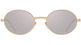 GV Speed Gold Round Sunglasses