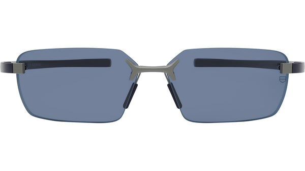 Flex Silver Rectangular Sunglasses