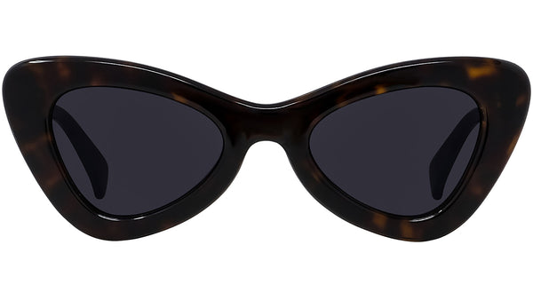1970 Havana Butterfly Sunglasses