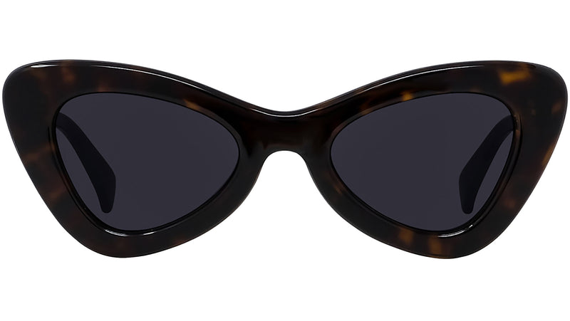 1970 Havana Butterfly Sunglasses