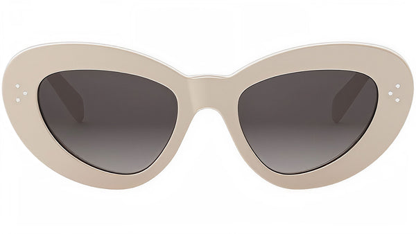 CELINE 3 Dots White Cat Eye Sunglasses