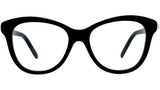 Pearl Black Cat Eye Eyeglasses