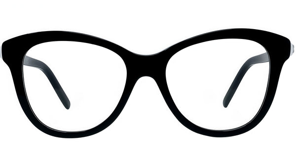 Pearl Black Cat Eye Eyeglasses
