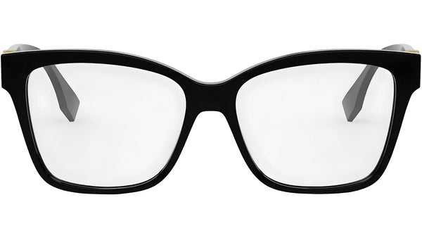 FF Diamonds Black Square Eyeglasses