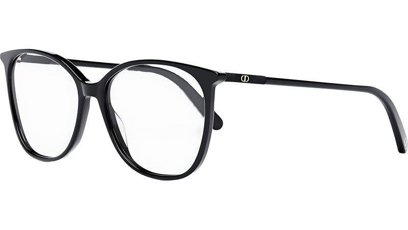 Mini CD O S6I Black Geometric Eyeglasses