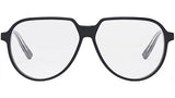 InDiorO A1I Black Square Eyeglasses