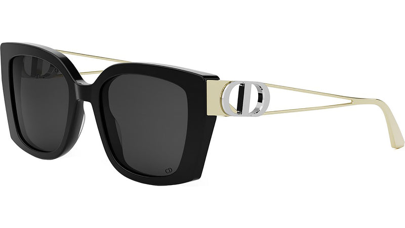 30Montaigne 13I Shiny Black Butterfly Sunglasses