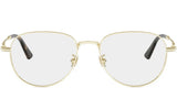 Petit CDO R2U Gold Round Eyeglasses