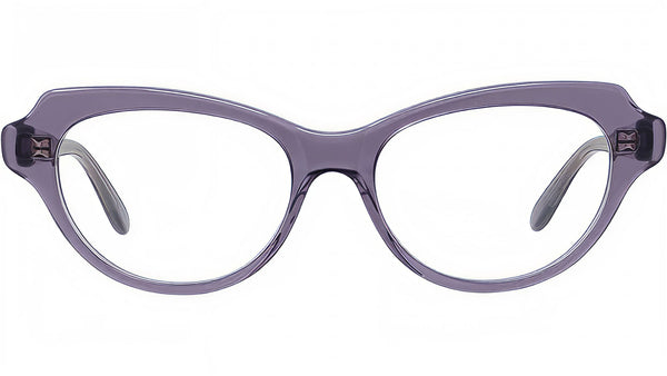 Slim Purple Cat Eye Eyeglasses