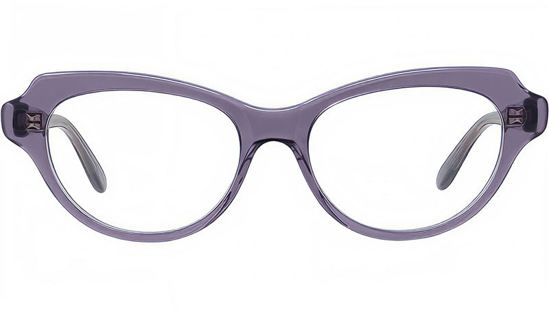 Slim Purple Cat Eye Eyeglasses