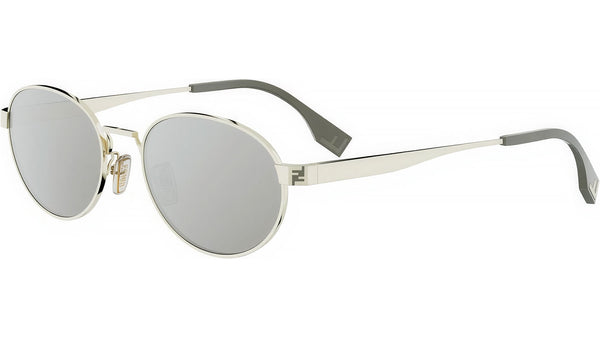 Fendi Sky Light Gold Oval Sunglasses