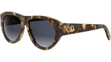 DiorGlow A1I Havana Pilot Sunglasses