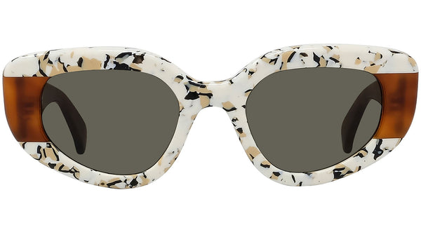 1970 Havana Cat Eye Sunglasses