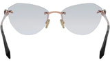 Serpenti Forever Rose Gold Cat Eye Eyeglasses