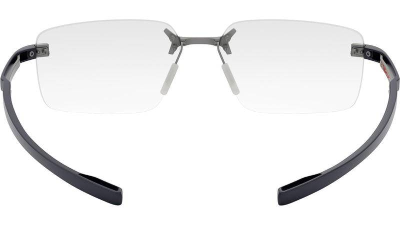 Flex Silver Rectangular Eyeglasses