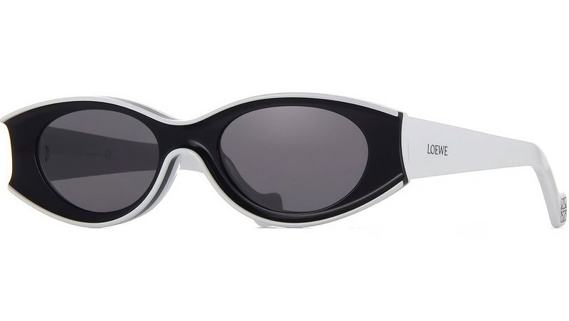 Paula's Ibiza Black Oval Sunglasses