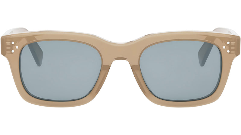 CELINE 3 Dots Transparent Honey Geometric Sunglasses