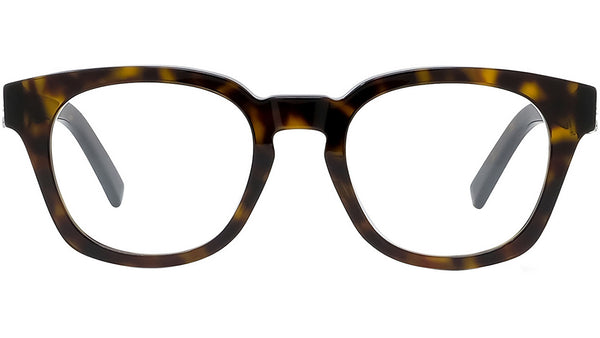 4G Havana Geometric Eyeglasses