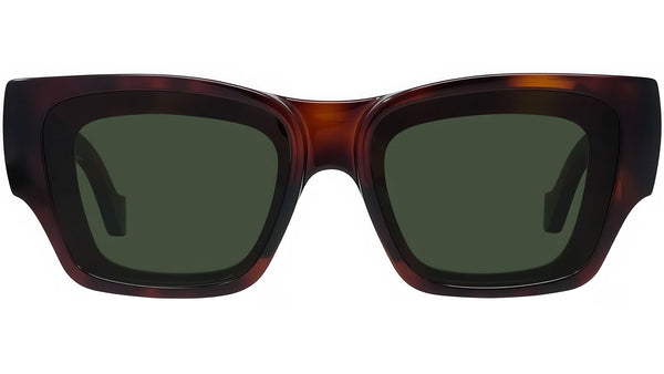 Signature Tortoise Rectangular Sunglasses