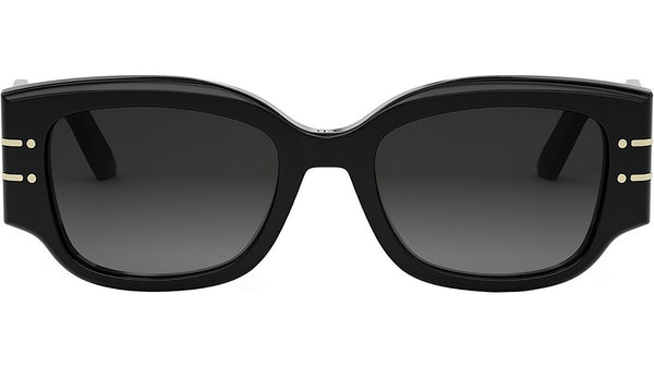 DiorSignature 13I Shiny Black Geometric Sunglasses