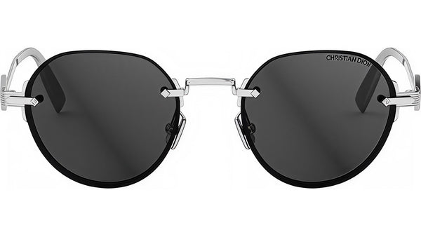 CD Diamond R5U Silver Round Sunglasses