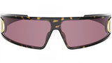 VeryDior M1U Havana Shield Sunglasses