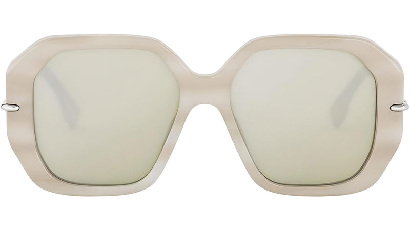 Fendi Selleria Beige Square Sunglasses