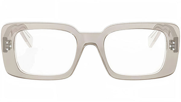 CELINE 3 Dots Brown Rectangular Eyeglasses