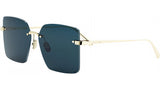 CDior S3U Light Gold Squared Sunglasses
